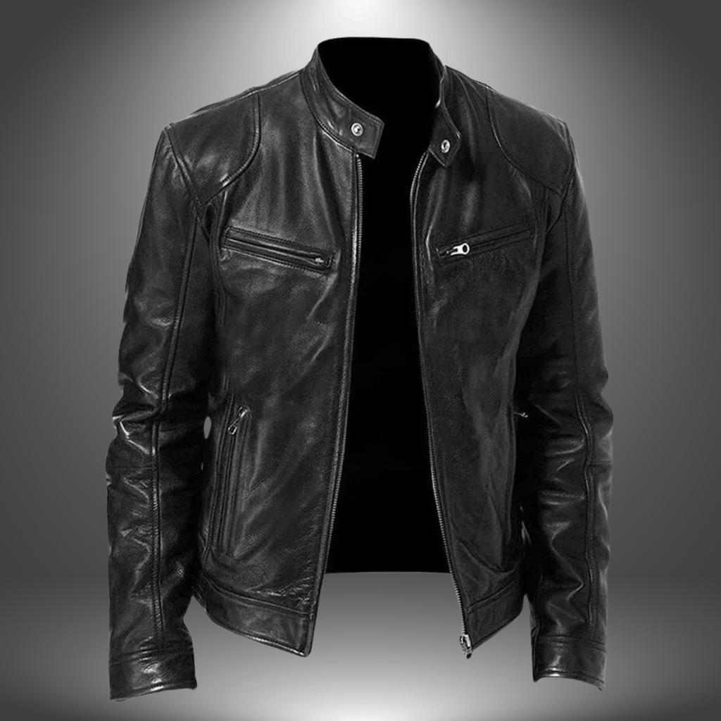 Lenoir™ | Veste en cuir artisanal pour homme