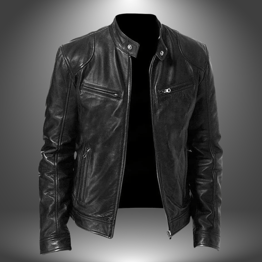 Lenoir™ | Veste en cuir artisanal pour homme