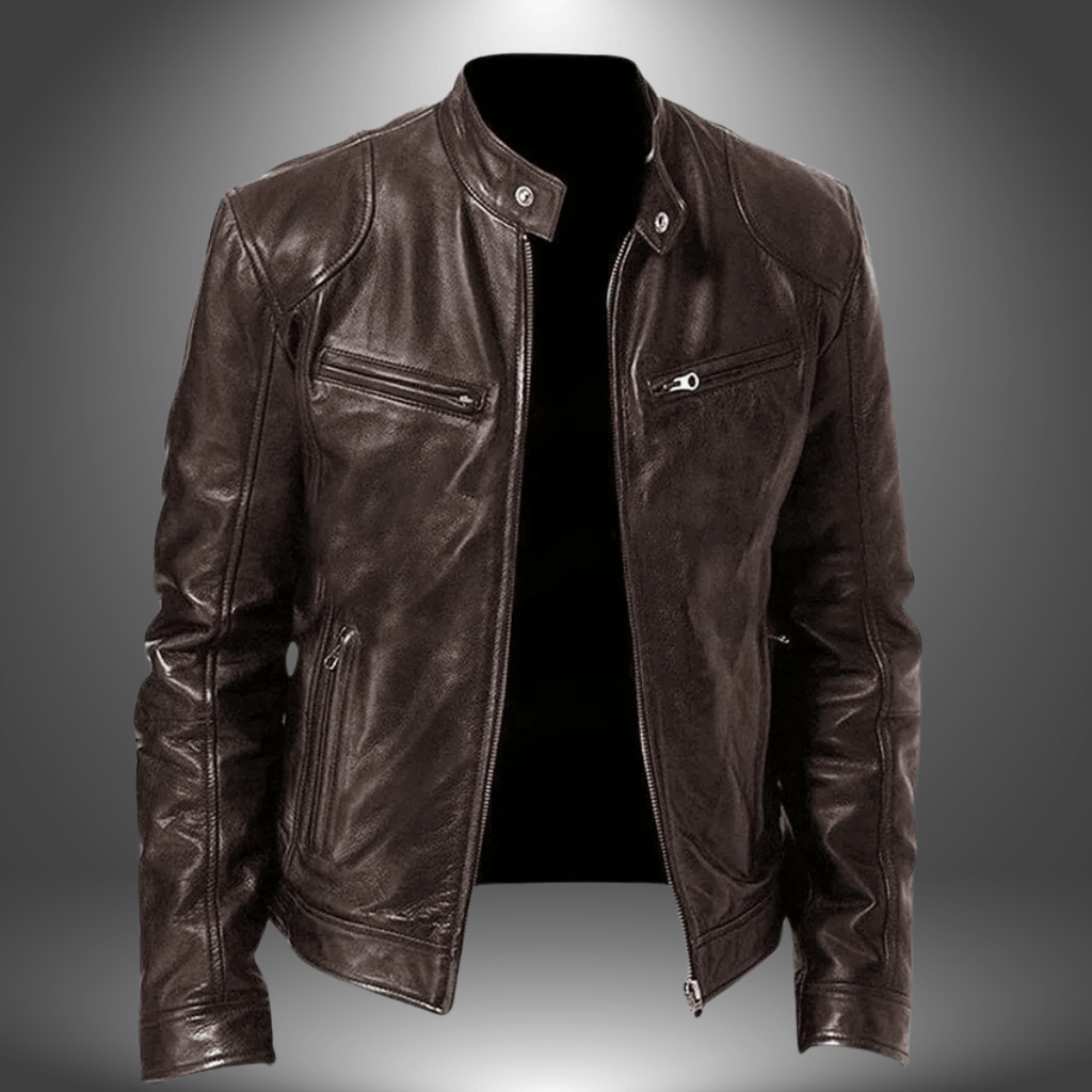 Lenoir™ | Veste en cuir artisanal pour homme