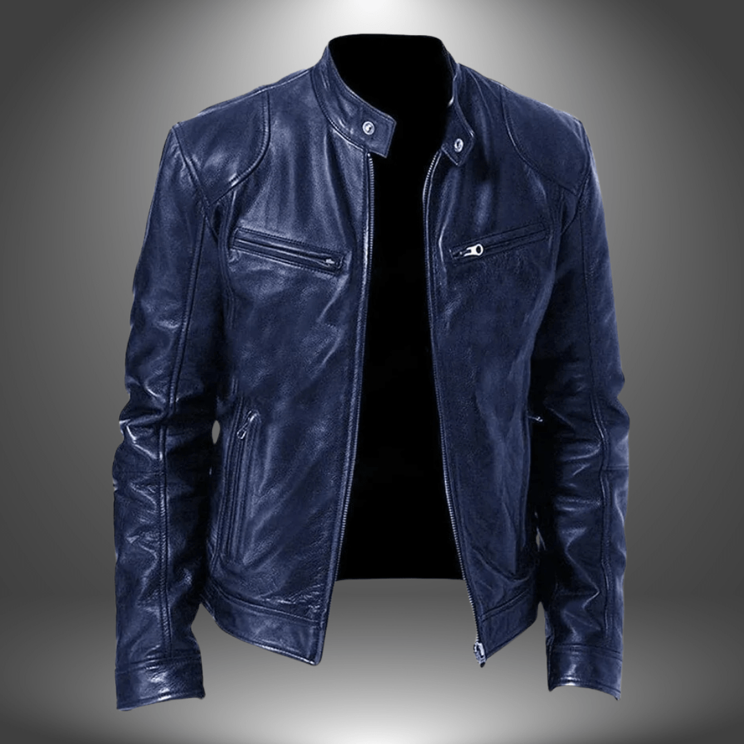 Lenoir™ | Veste en cuir artisanal pour homme