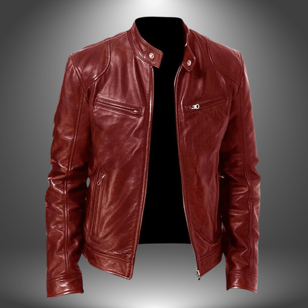 Lenoir™ | Veste en cuir artisanal pour homme