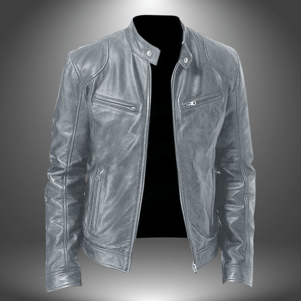 Lenoir™ | Veste en cuir artisanal pour homme