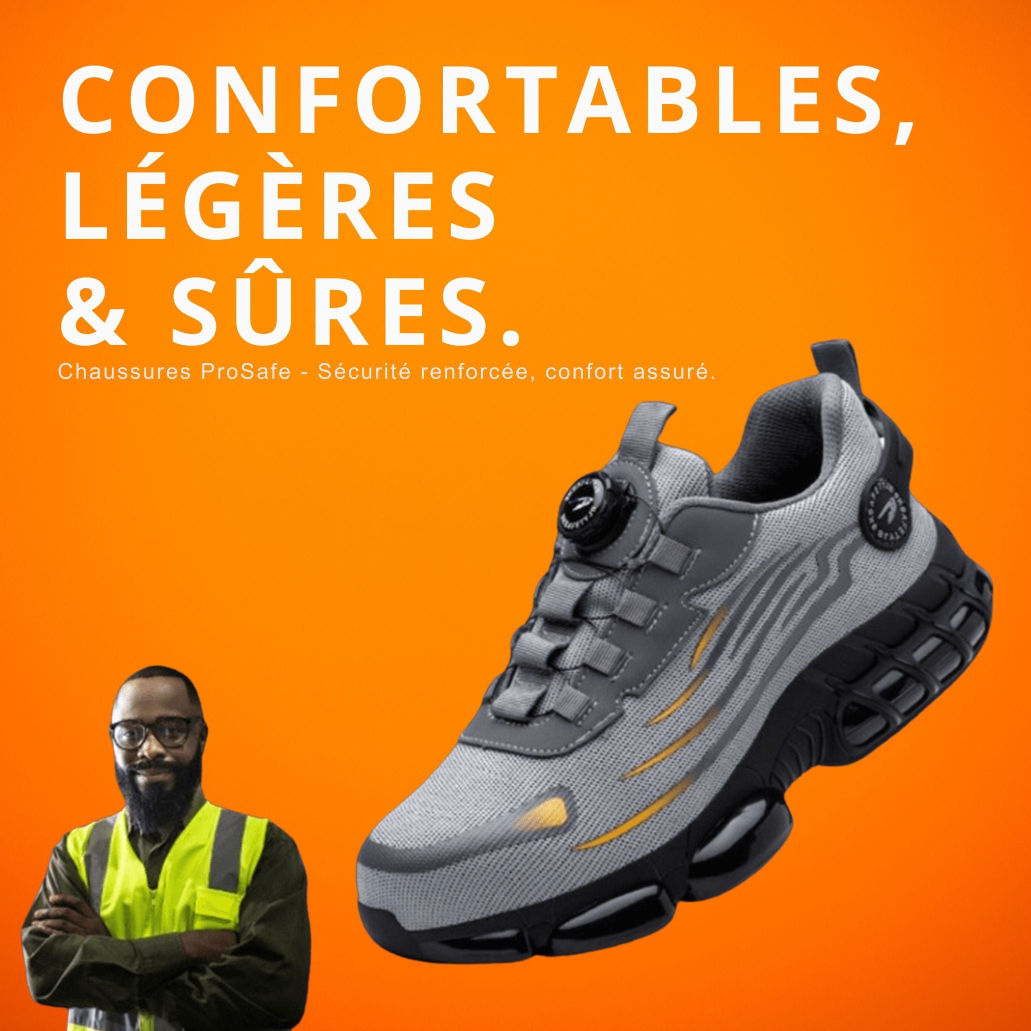 Lenoir™ | Chaussures de sécurité à protection renforcée et confort optimal