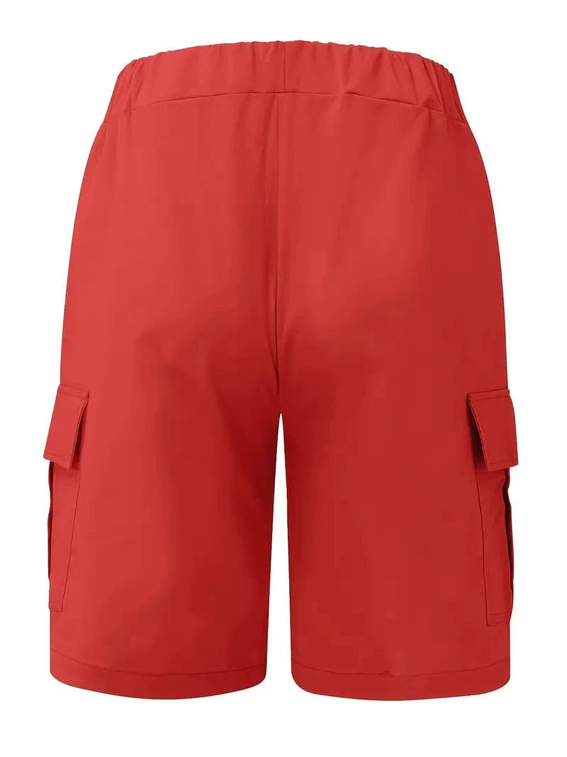 Lenoir™ | Short cargo décontracté à taille non élastique avec cordon