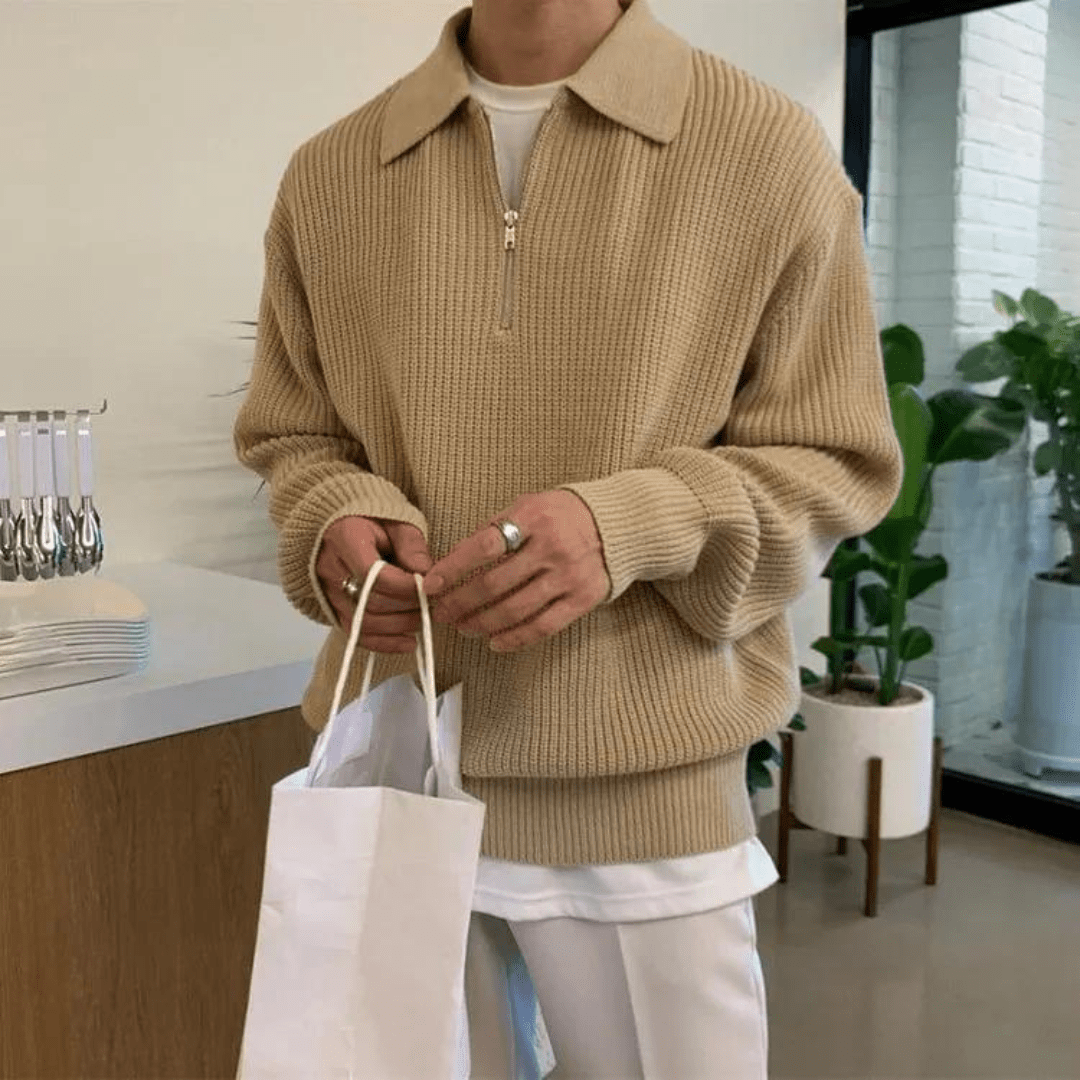 Lenoir™ | Pull demi-zippé Julius