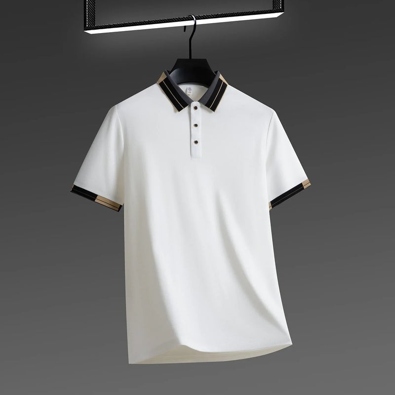 Lenoir™ | Polo à finitions contrastées