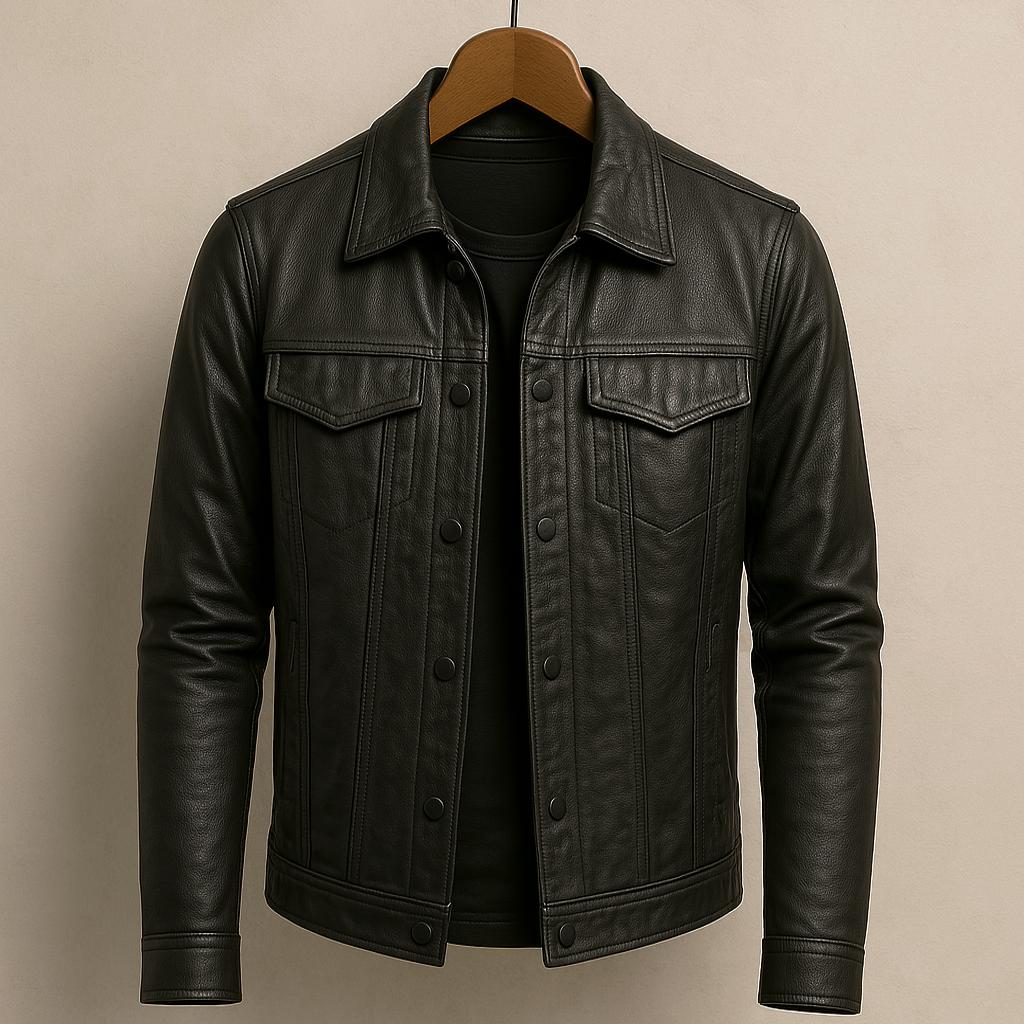 Lenoir™ | Veste ajustée en cuir