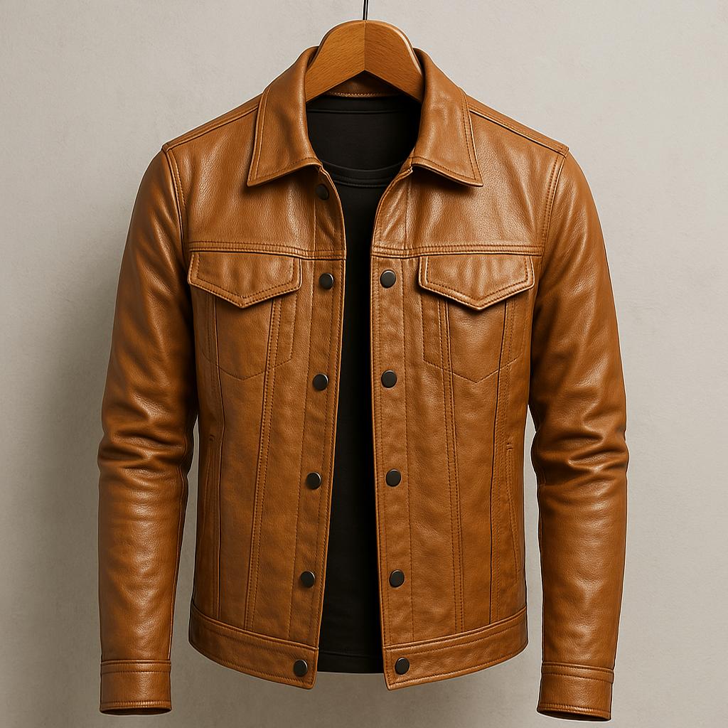 Lenoir™ | Veste ajustée en cuir