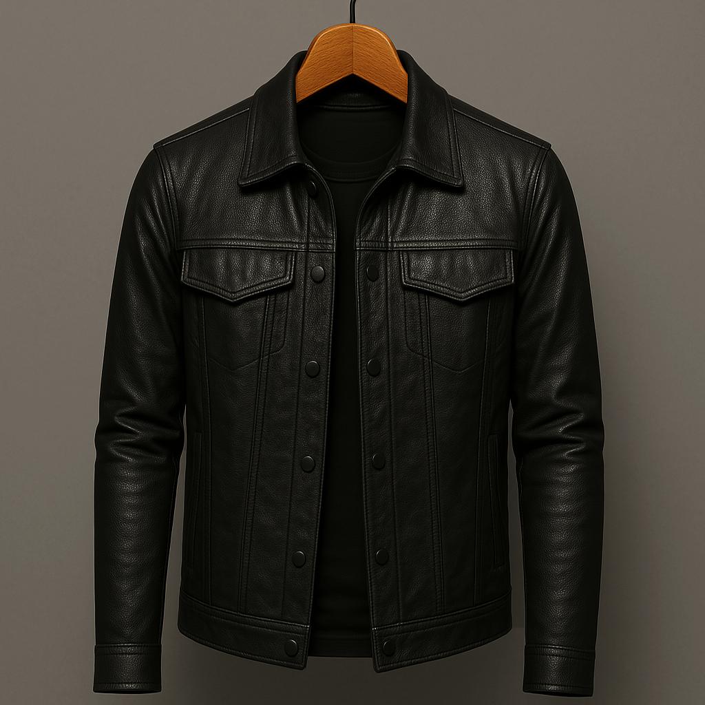 Lenoir™ | Veste ajustée en cuir