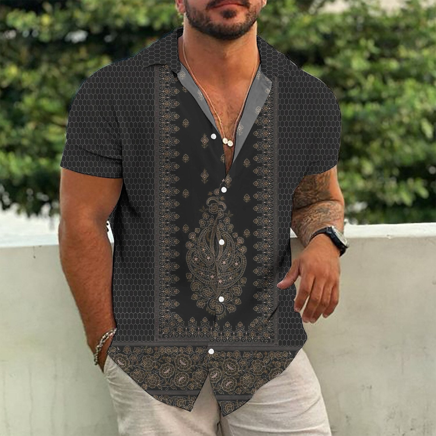 Lenoir™ | Chemise en piqué de coton