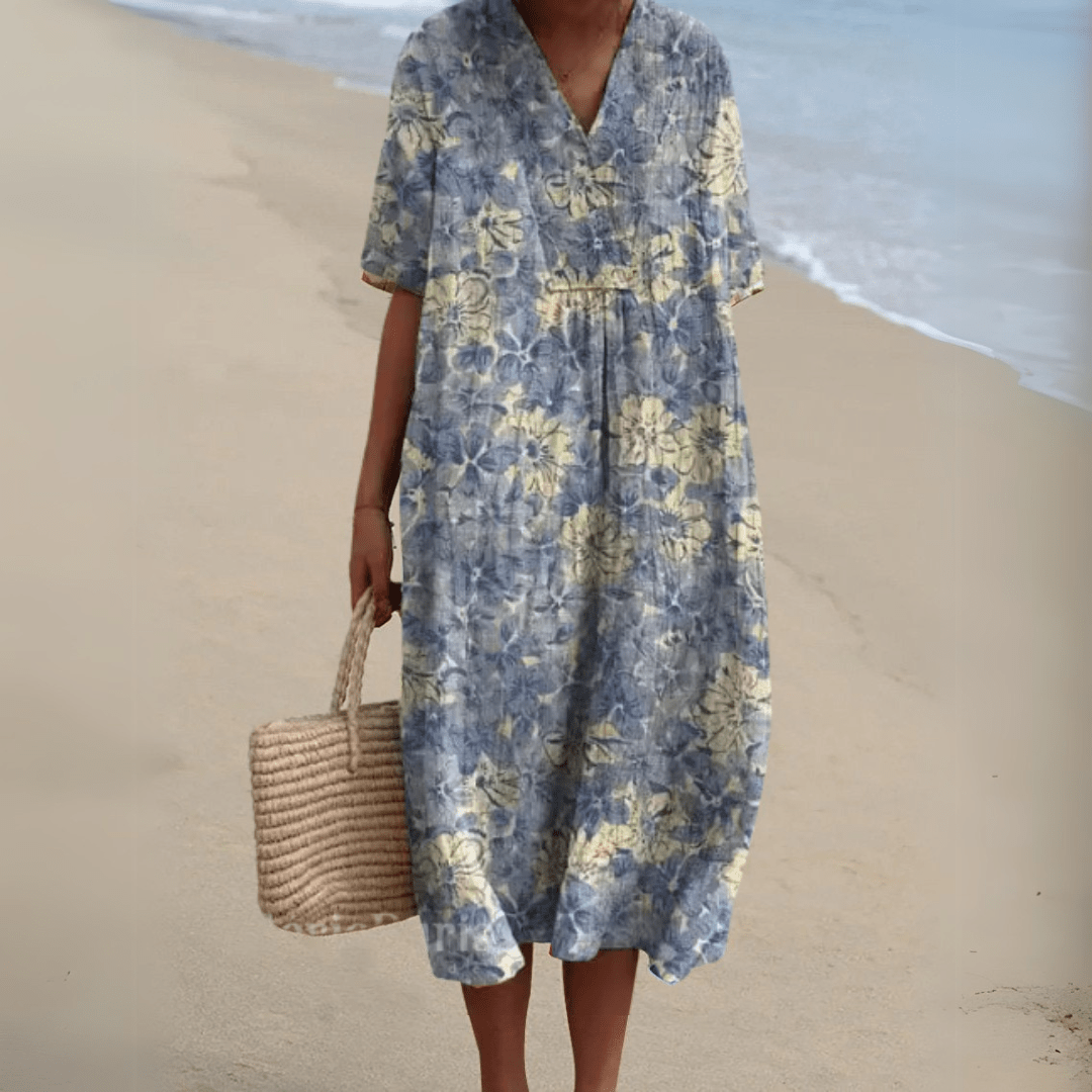 Nicole | Robe d'Été à Fleurs