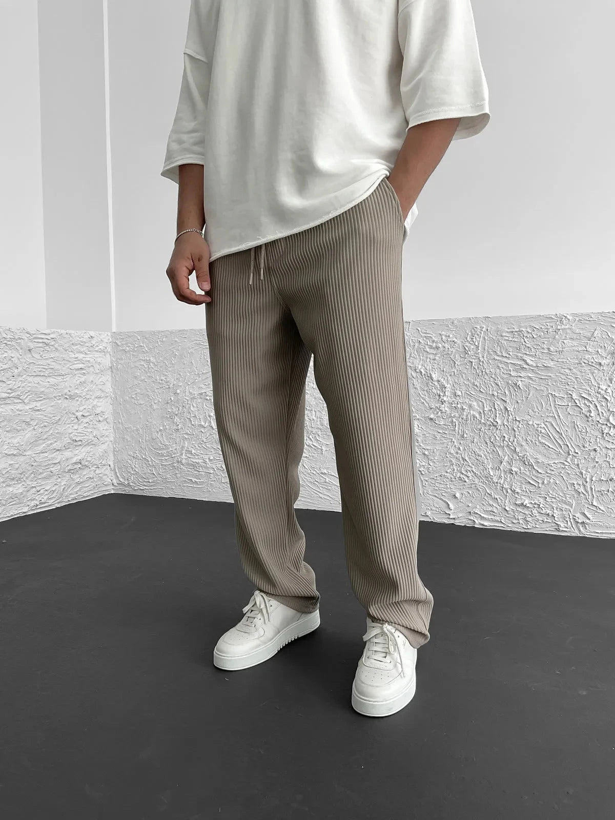 Lenoir™ | Pantalon côtelé coupe décontractée