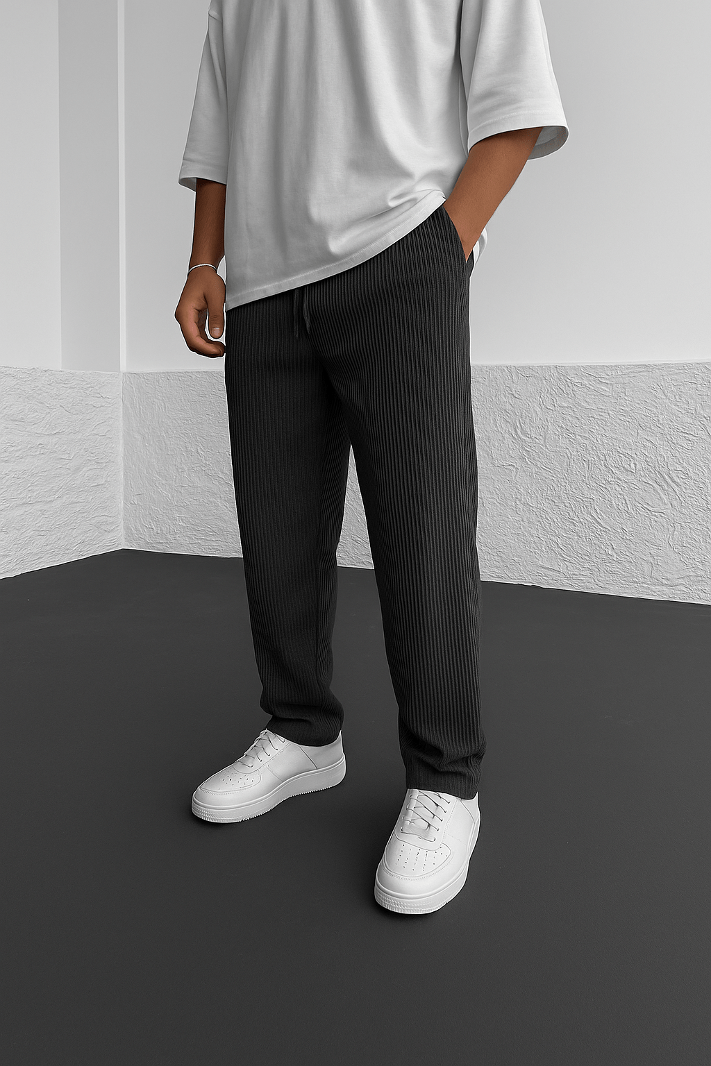 Lenoir™ | Pantalon côtelé coupe décontractée