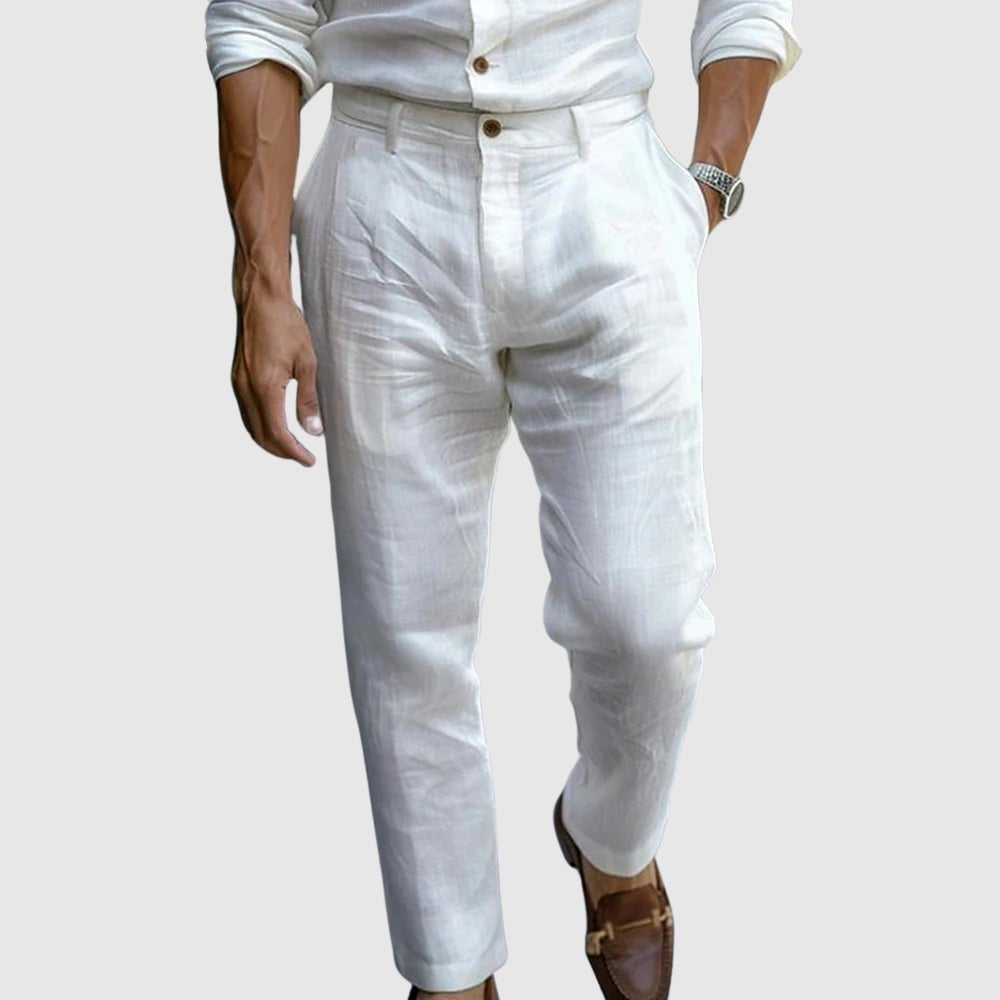 Lenoir™ | Pantalon en lin de luxe