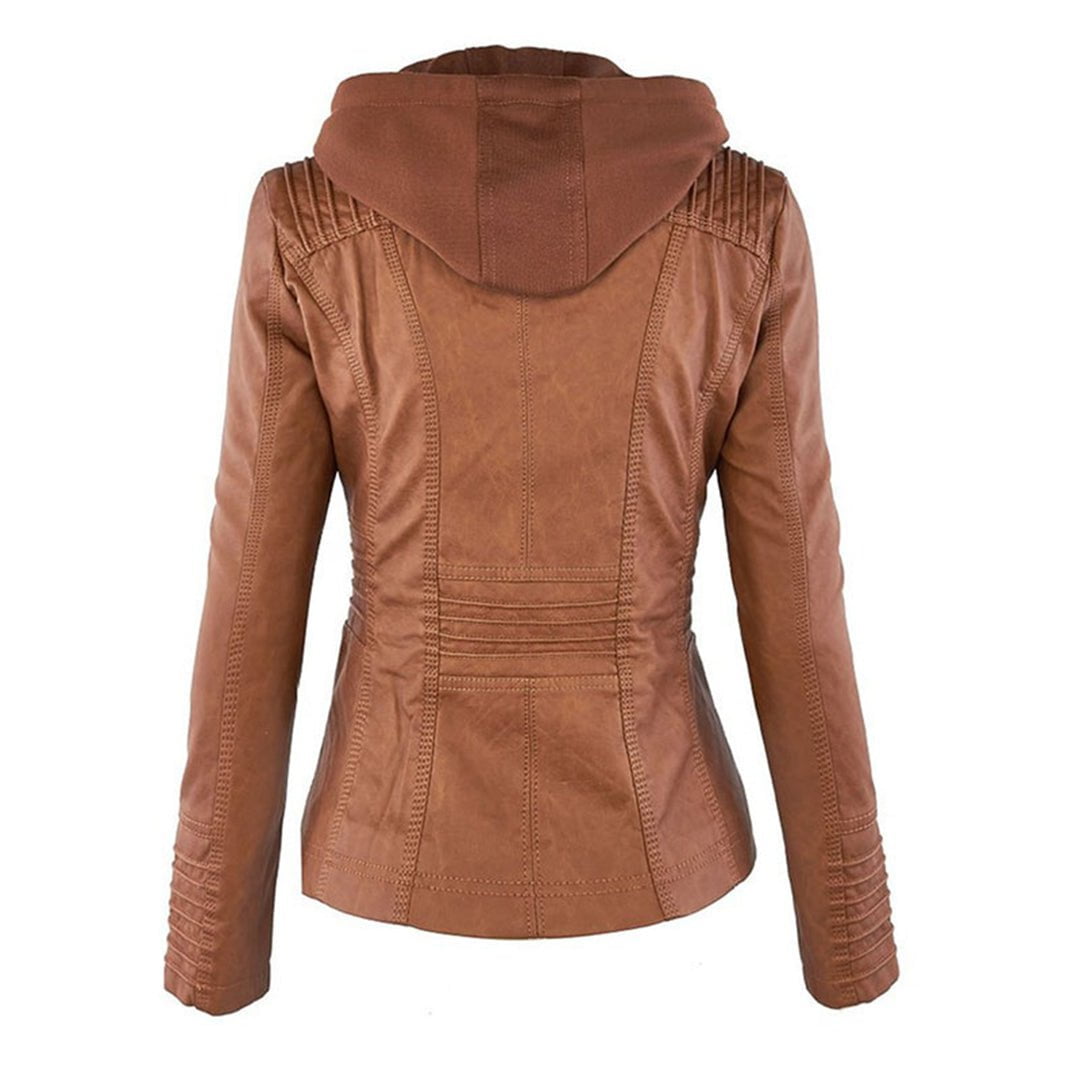 Élodie™ – Veste en cuir cintrée