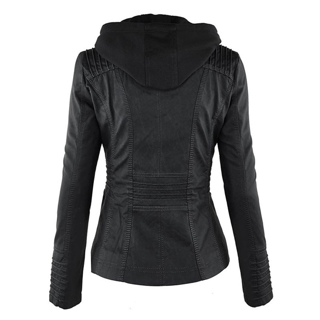 Élodie™ – Veste en cuir cintrée