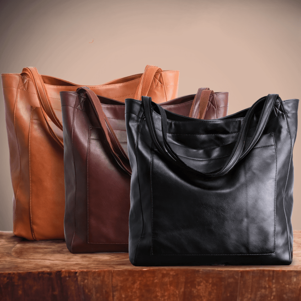 Marlène™ Élégant sac fourre-tout en cuir