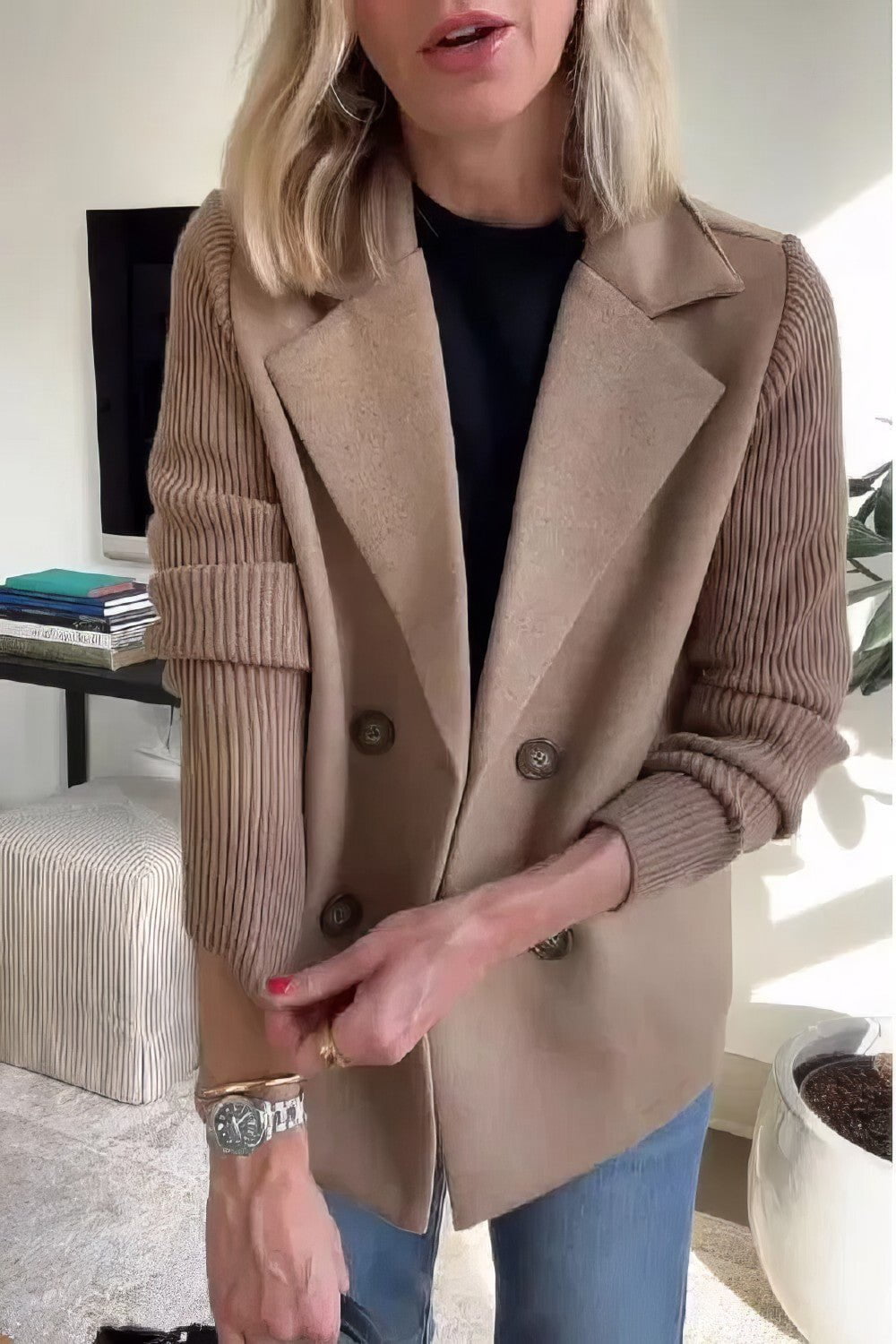 CLAIRE | Cardigan en patchwork