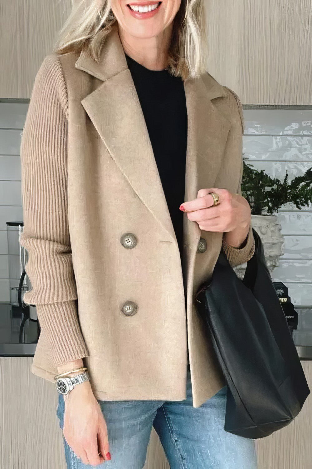 CLAIRE | Cardigan en patchwork