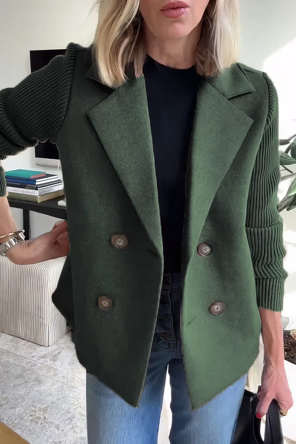 CLAIRE | Cardigan en patchwork