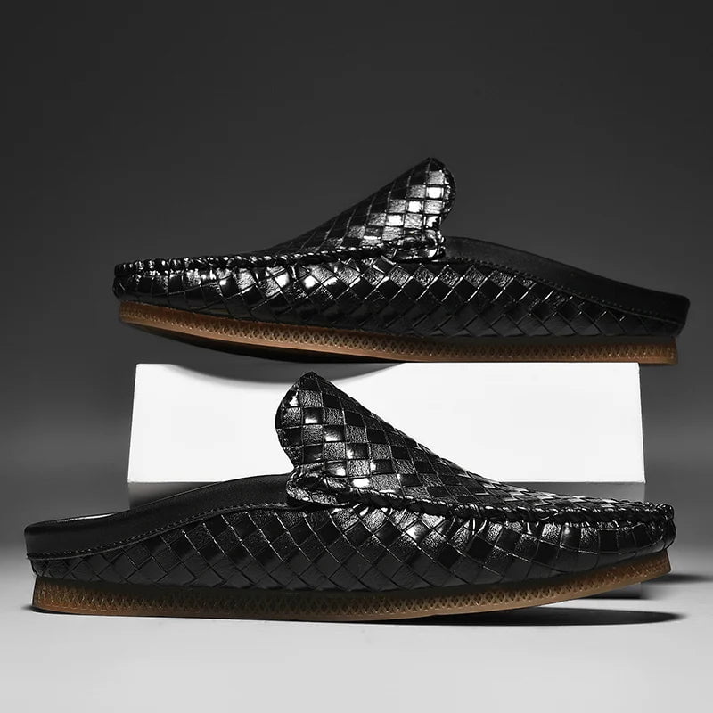 Lenoir™ | Chaussures décontractées en cuir tissé