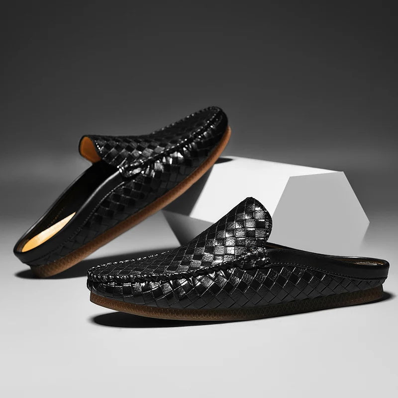 Lenoir™ | Chaussures décontractées en cuir tissé