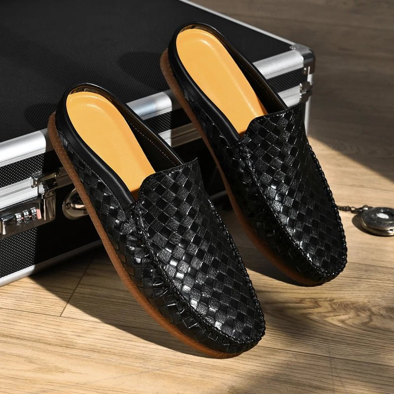 Lenoir™ | Chaussures décontractées en cuir tissé