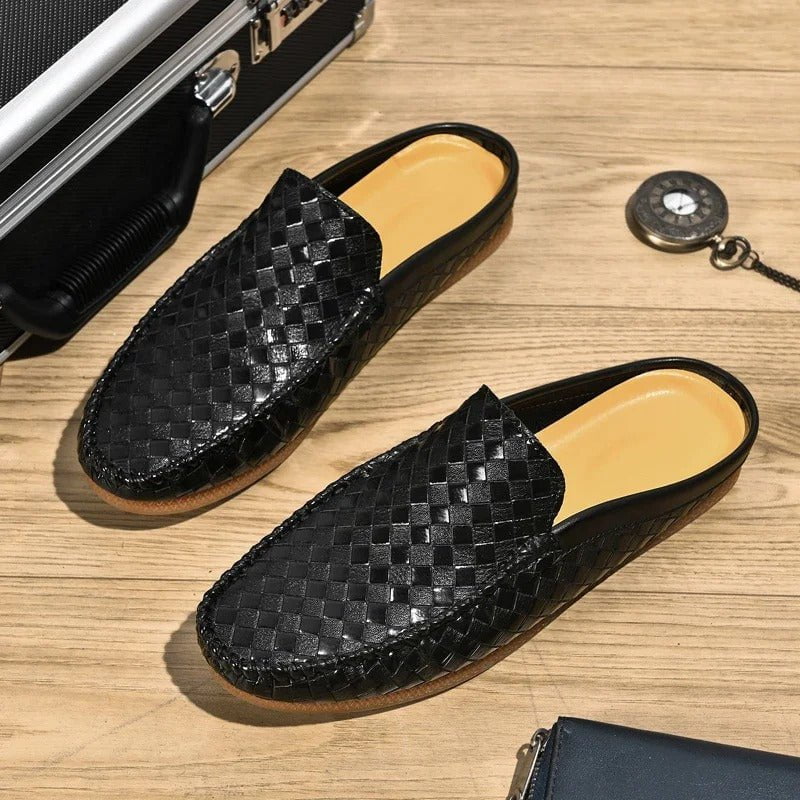 Lenoir™ | Chaussures décontractées en cuir tissé