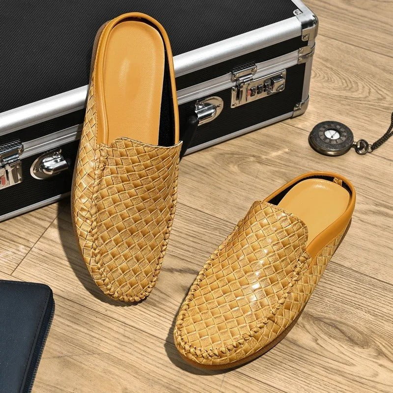 Lenoir™ | Chaussures décontractées en cuir tissé