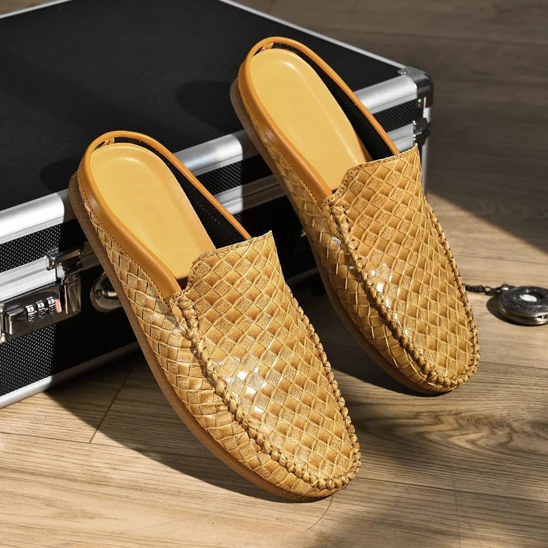 Lenoir™ | Chaussures décontractées en cuir tissé