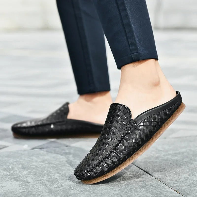 Lenoir™ | Chaussures décontractées en cuir tissé