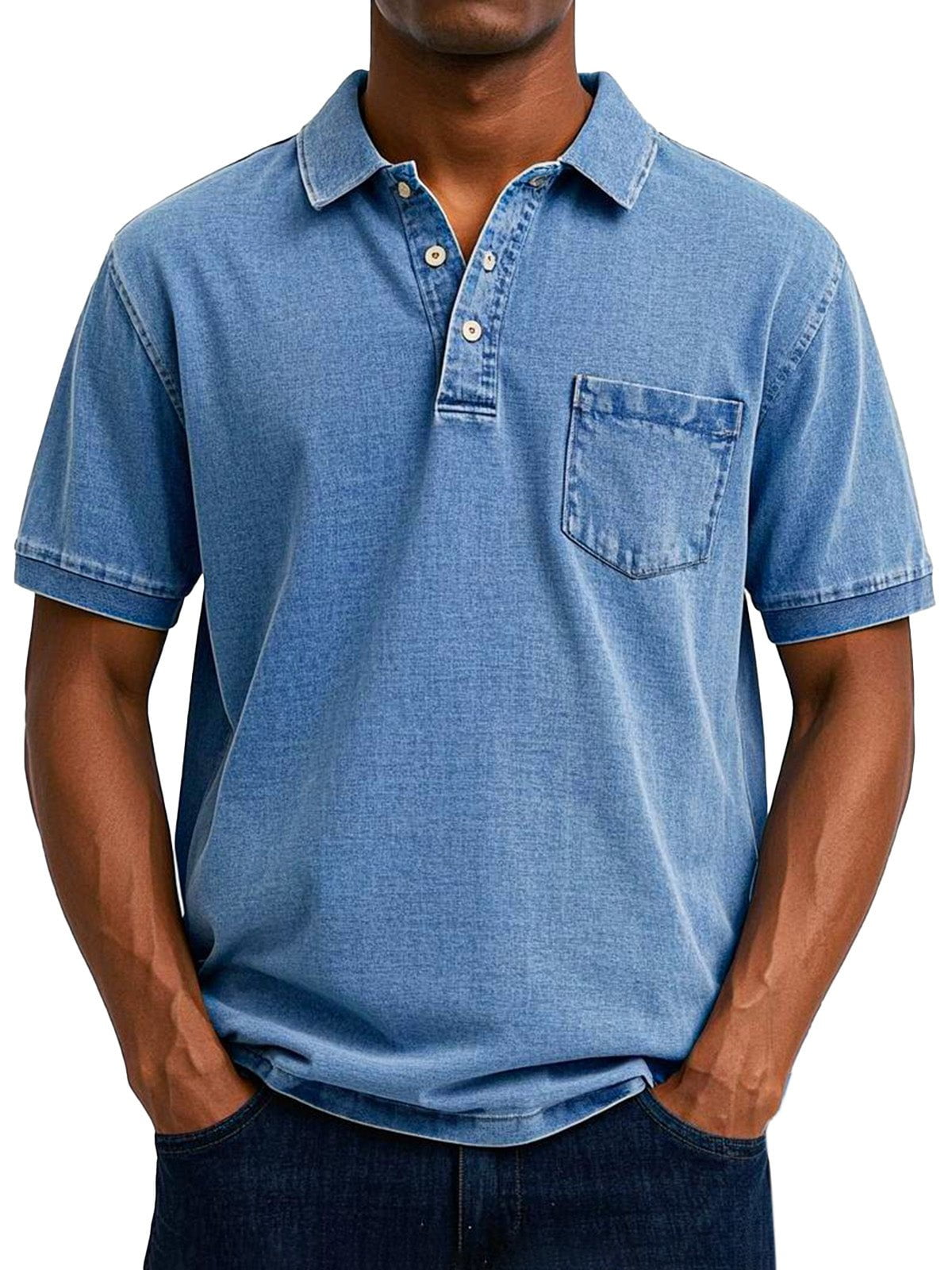 Lenoir™  - Chemise Polo Vintage Décontractée pour Homme