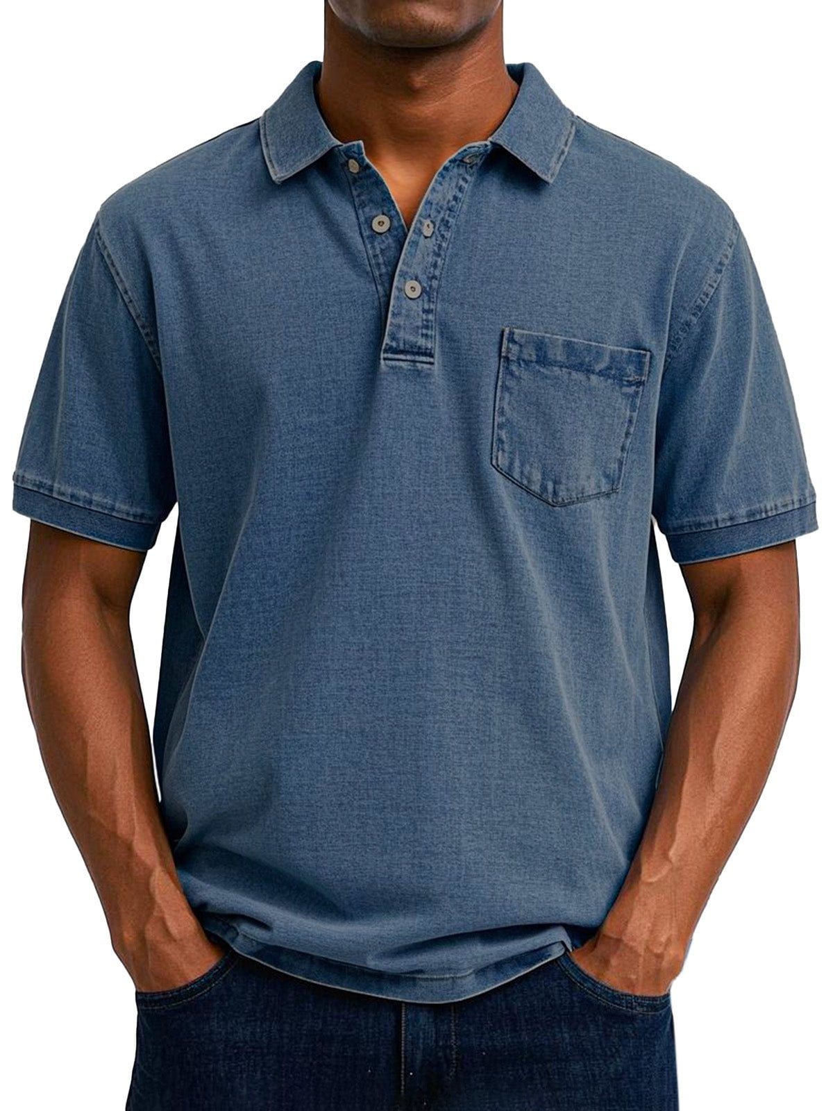 Lenoir™  - Chemise Polo Vintage Décontractée pour Homme