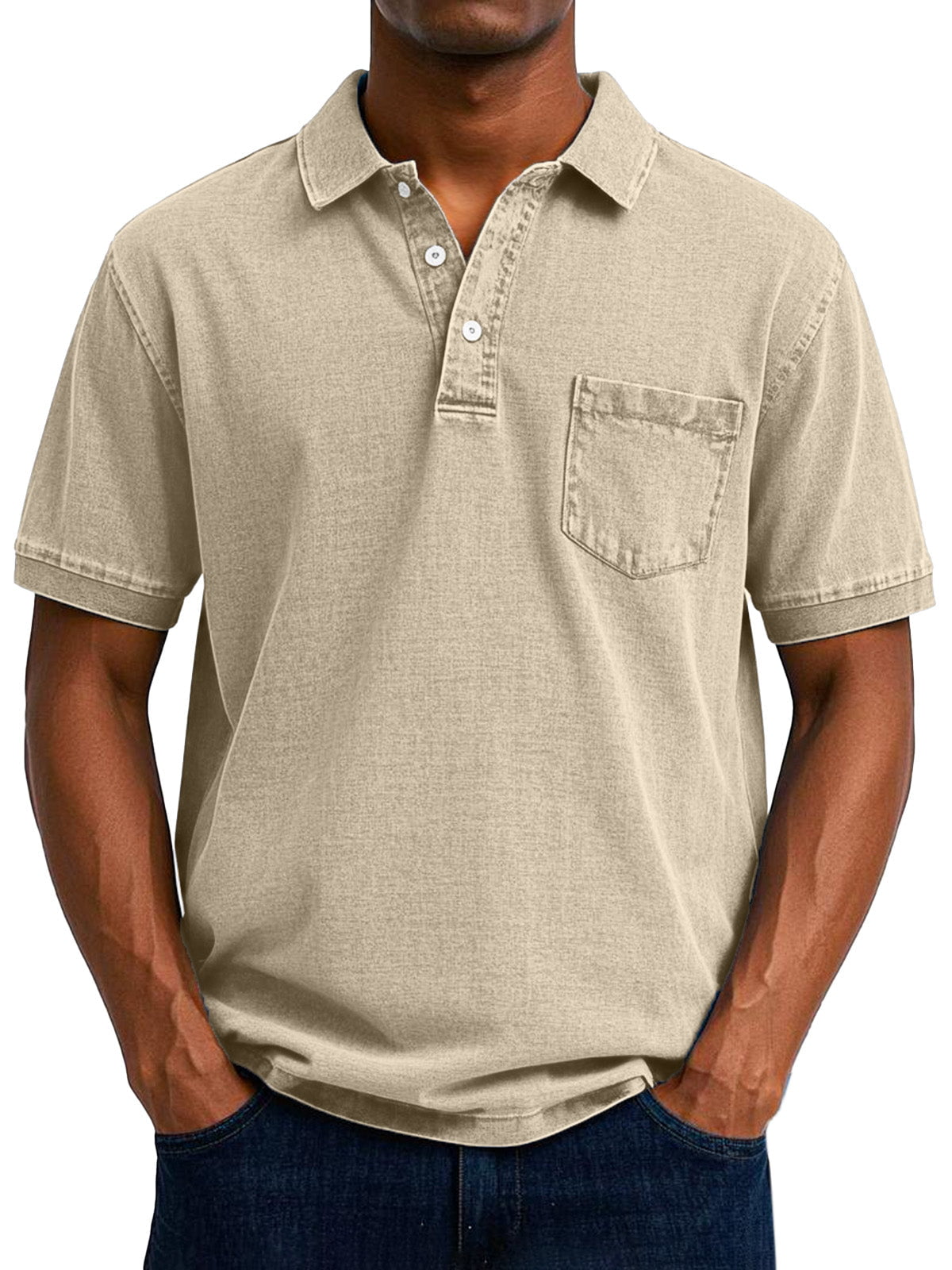 Lenoir™  - Chemise Polo Vintage Décontractée pour Homme