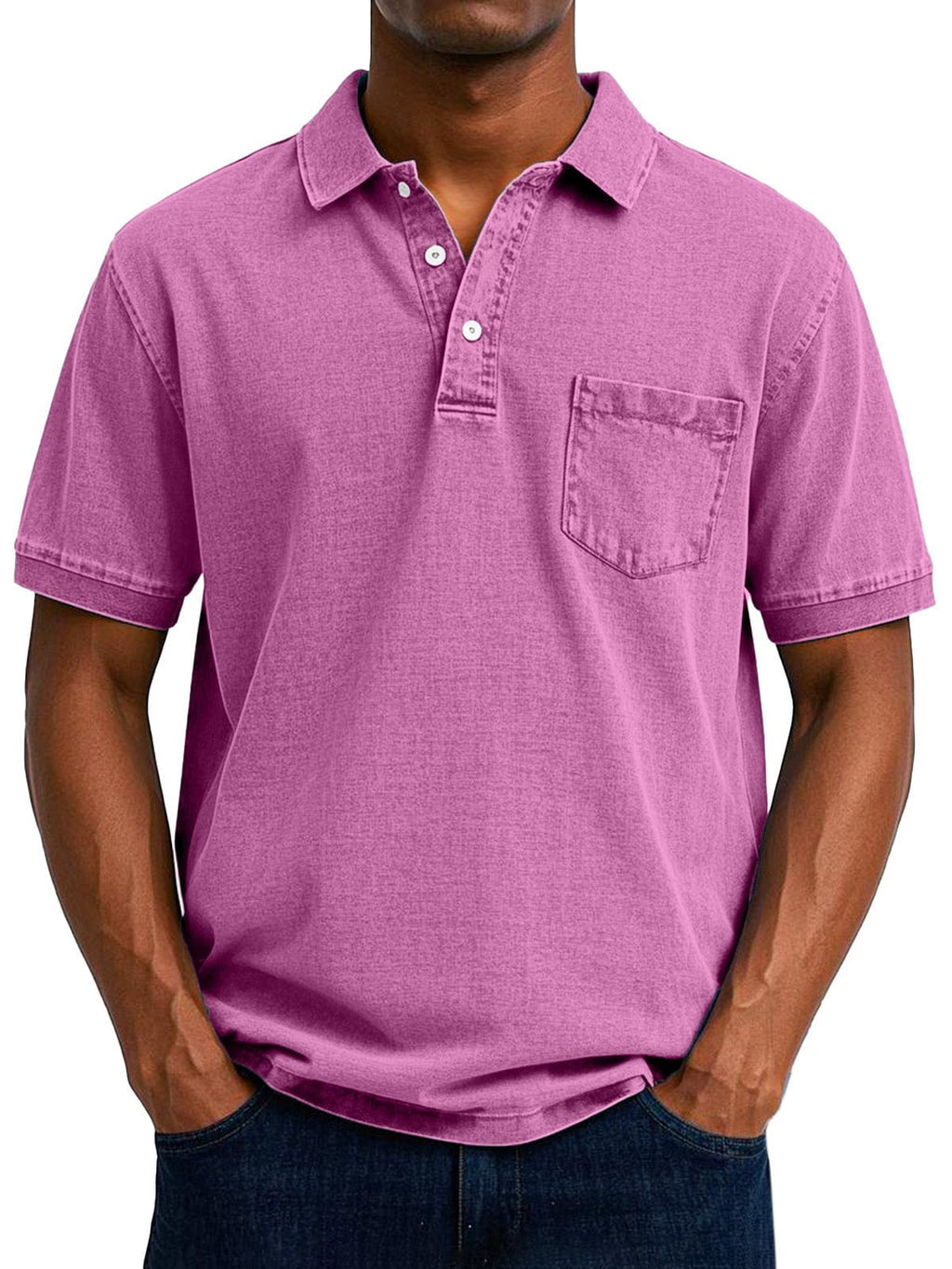 Lenoir™  - Chemise Polo Vintage Décontractée pour Homme