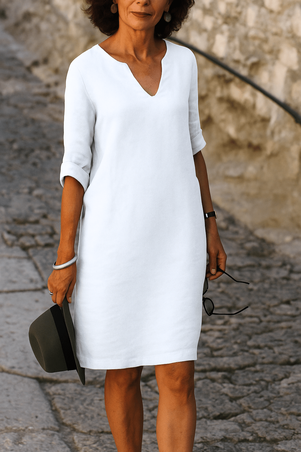Lenoir™ | Robe élégante à col en V