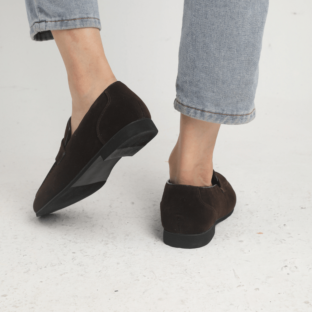 Lenoir™ | Mocassins à brides en daim
