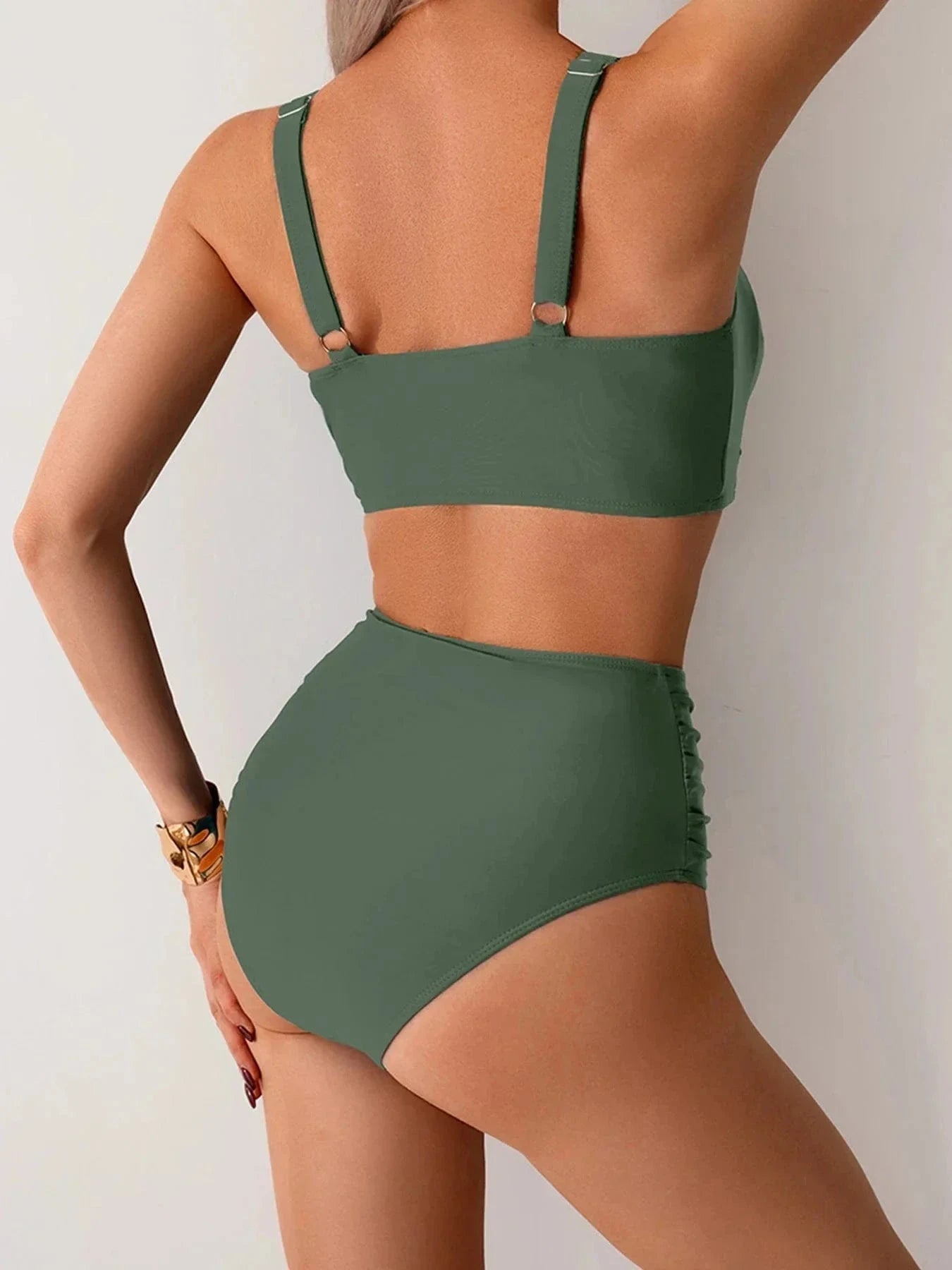 Lenoir™ | Bikini bandeau à fronces