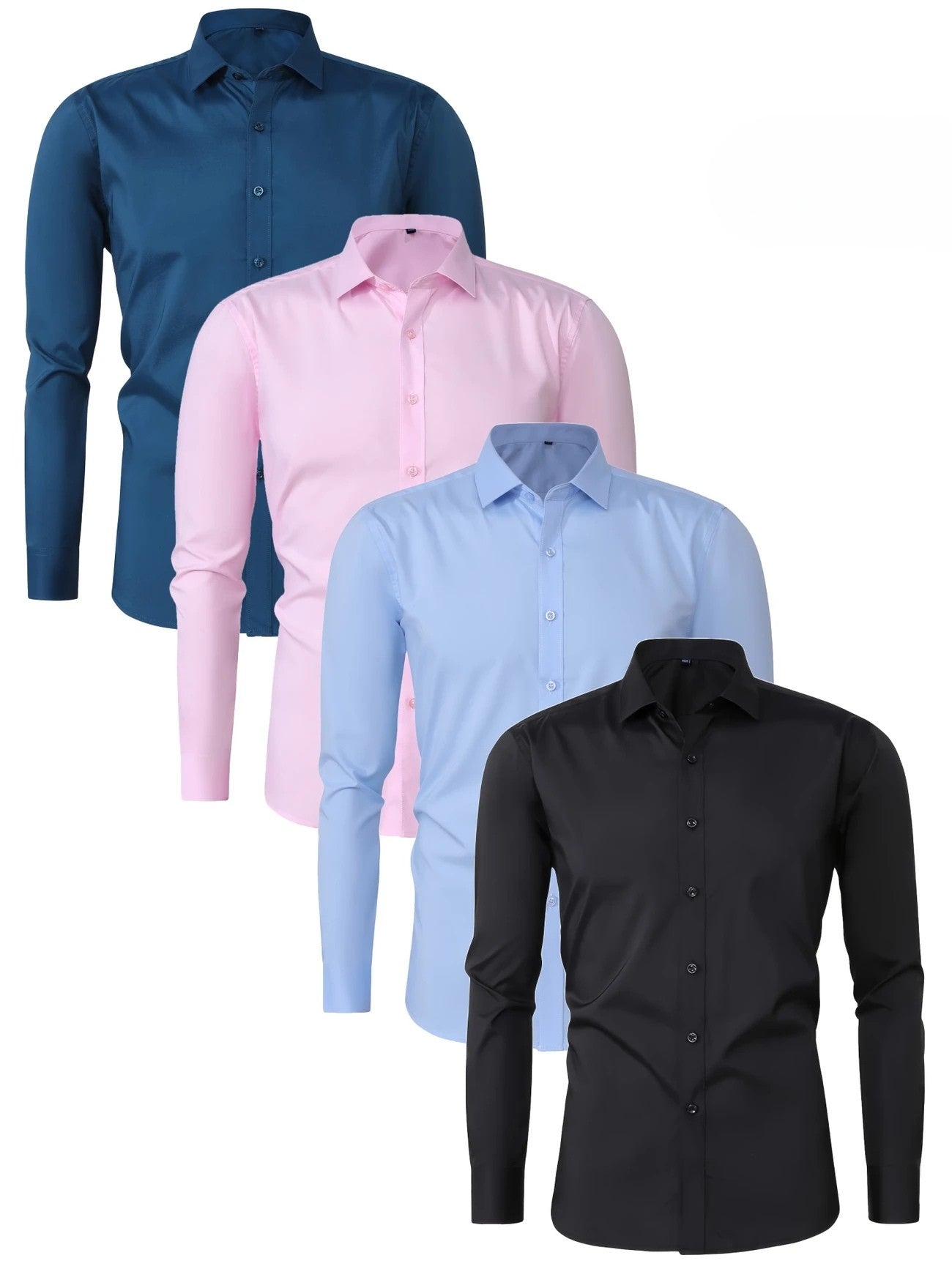 Lenoir™ | Chemise élégante à manches longues avec boutons