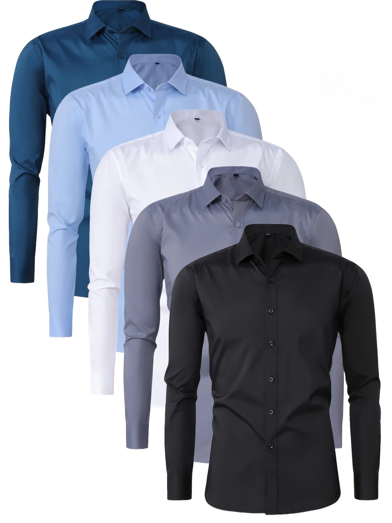 Lenoir™ | Chemise élégante à manches longues avec boutons