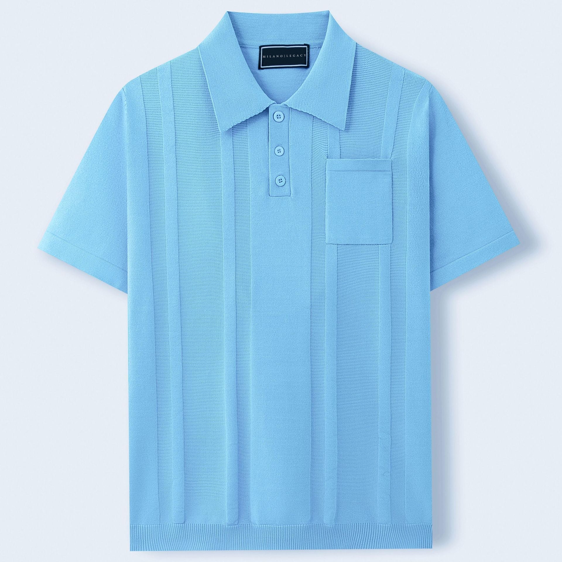 Lenoir™ | Polo élégant en soie glacée