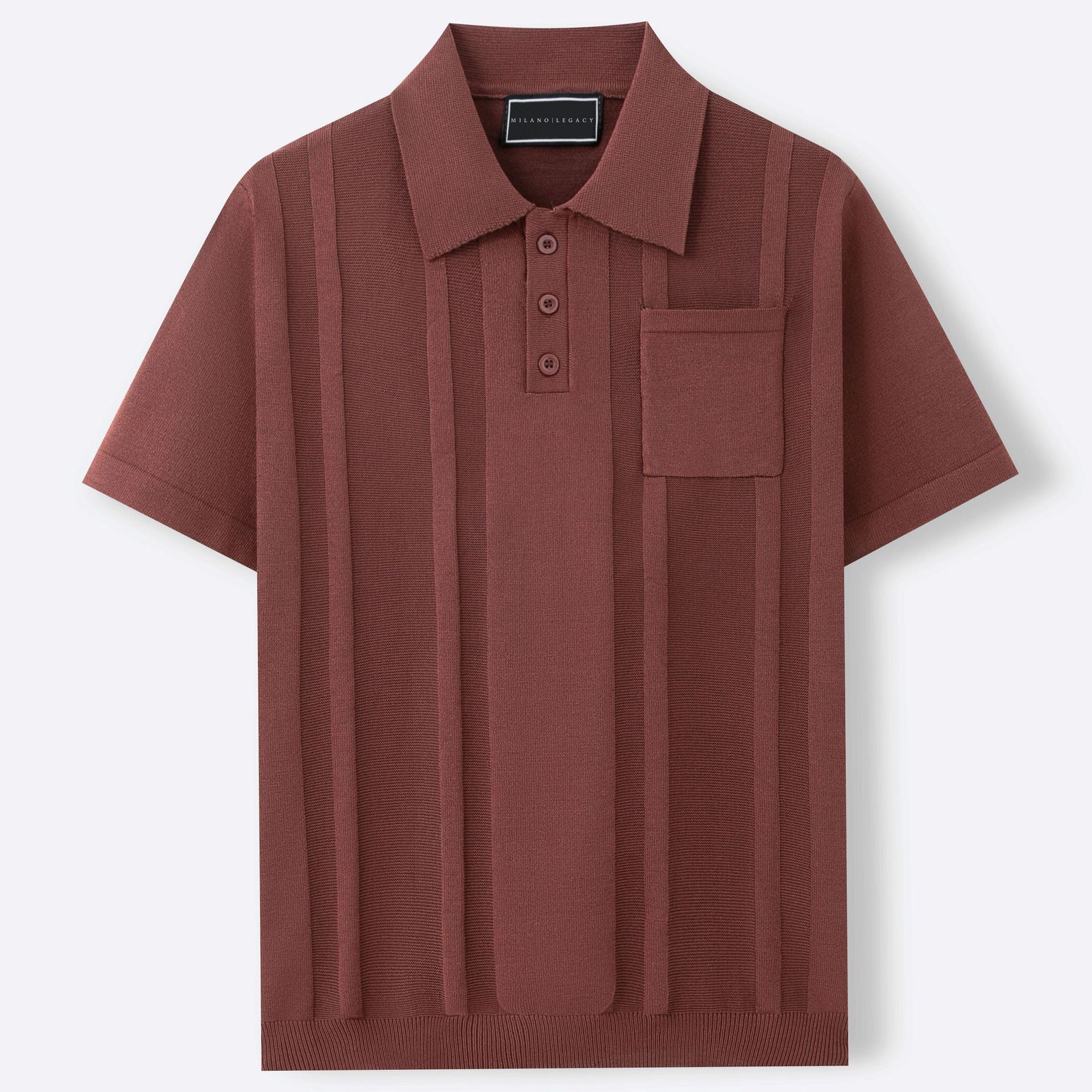 Lenoir™ | Polo élégant en soie glacée