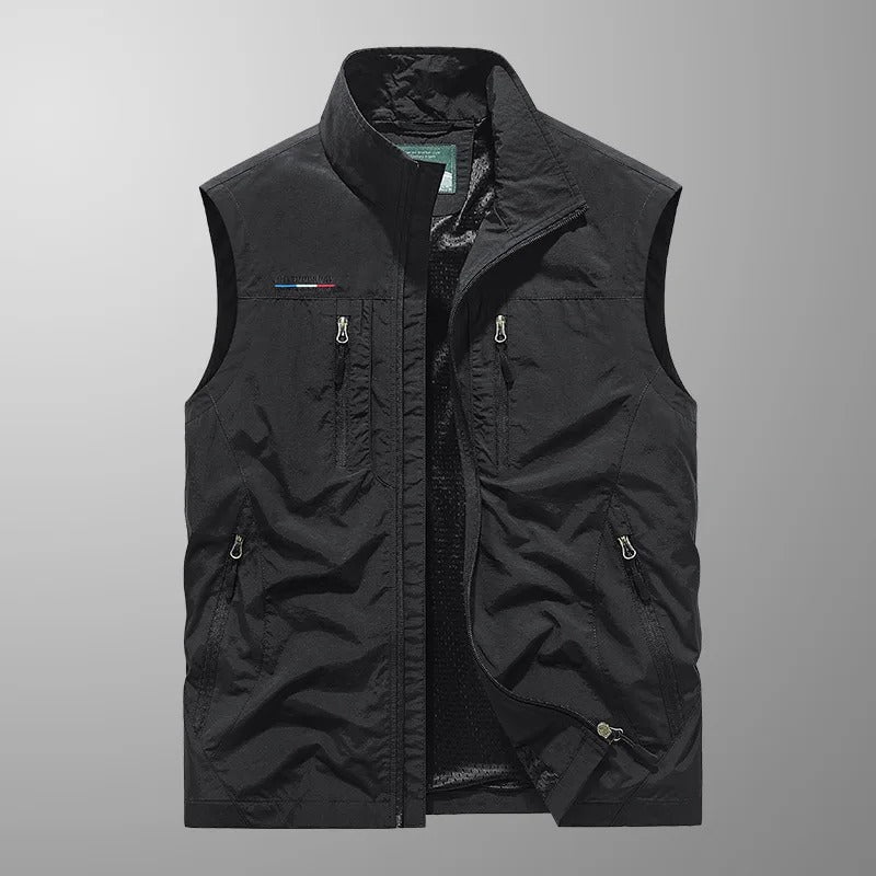 Lenoir™ | Gilet cargo léger et respirant à poches multiples