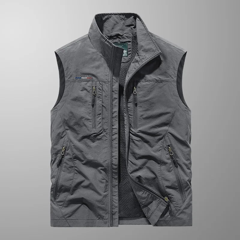 Lenoir™ | Gilet cargo léger et respirant à poches multiples