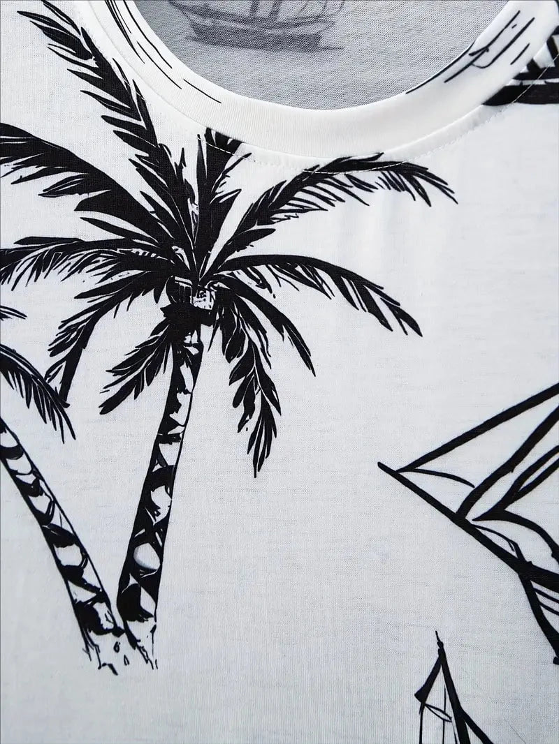 Lenoir™ | Ensemble d'été élégant imprimé deux pièces