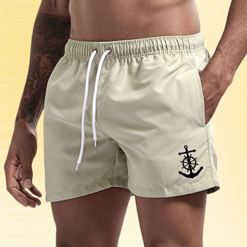 Lenoir™ - Short élégant à taille élastique avec poches