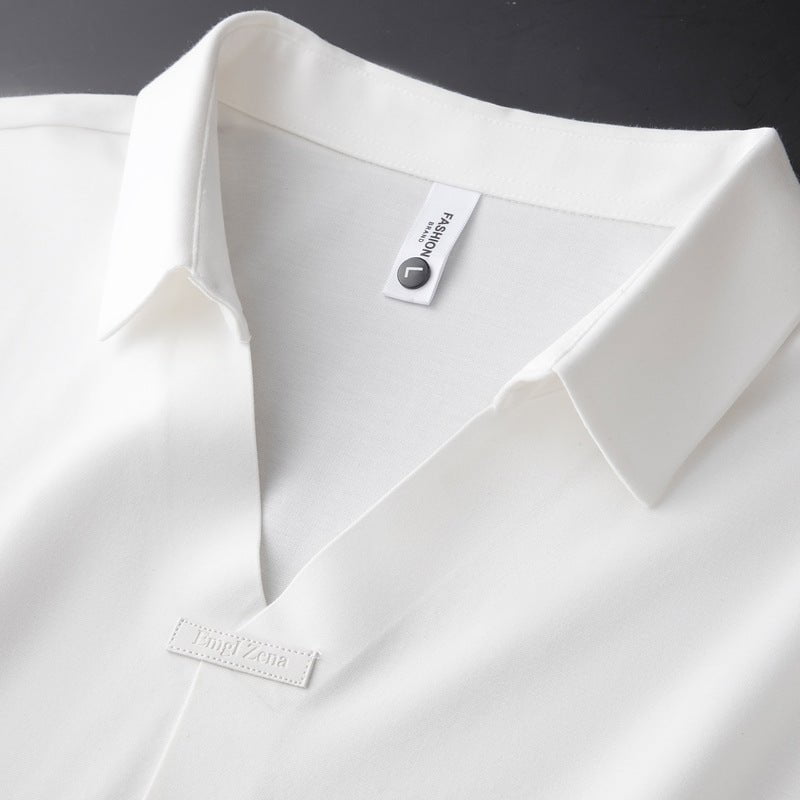 Lenoir™ | Polo en coton et soie