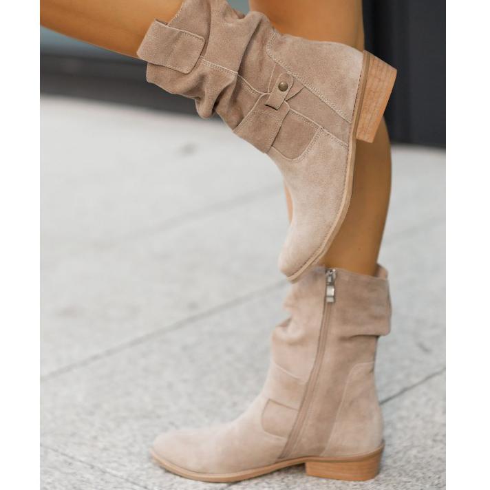 Alexis – Bottines avec Fermeture Éclair Simple et Confort Orthopédique + Support