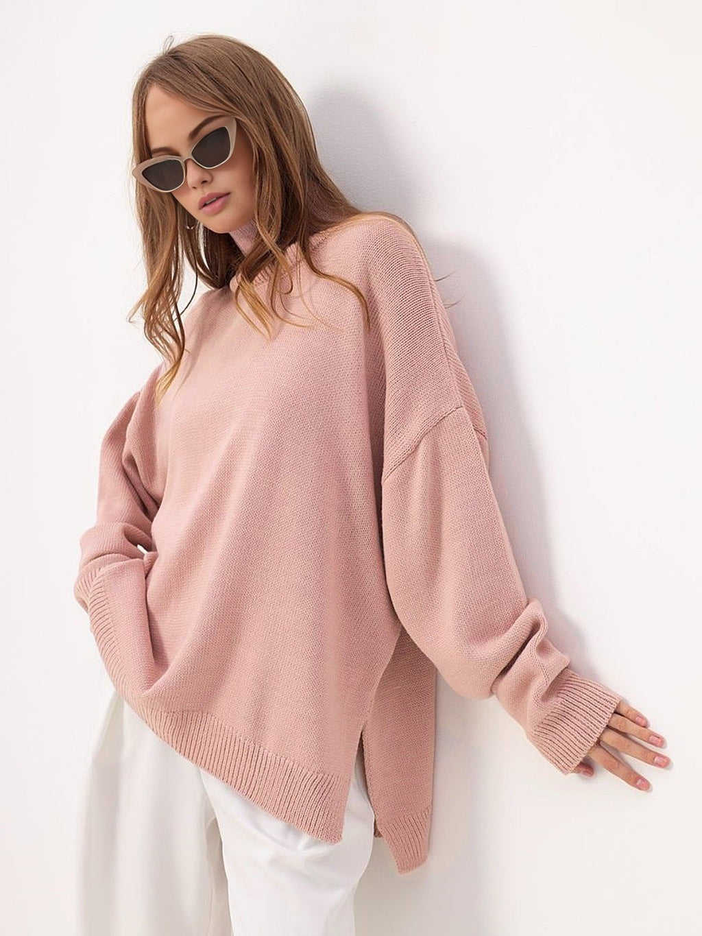 Lenoir™ | Pull avec fente surdimensionnée