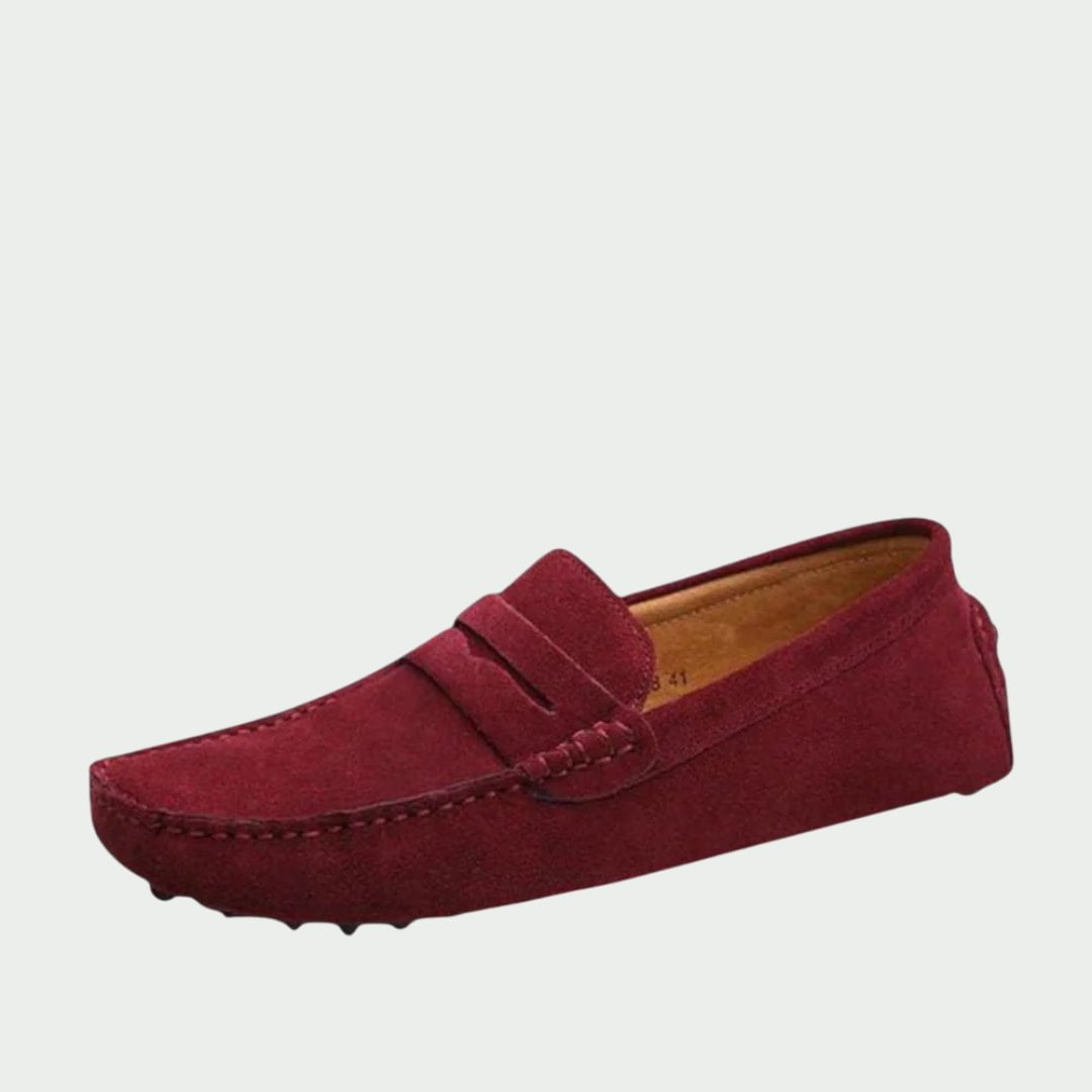Lenoir™ | Mocassins en cuir suédé faits main